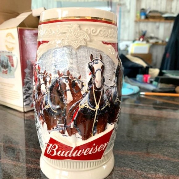 2015 Budweiser Holiday Stein - Picture 1 of 8